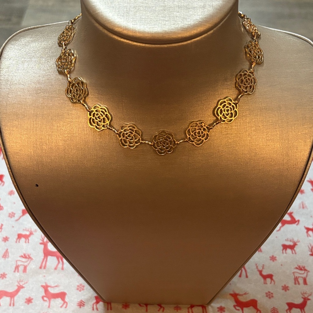 DiaBling Rose Gold Tone Necklace